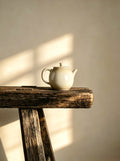 漸變青灰釉小龍蛋茶壺